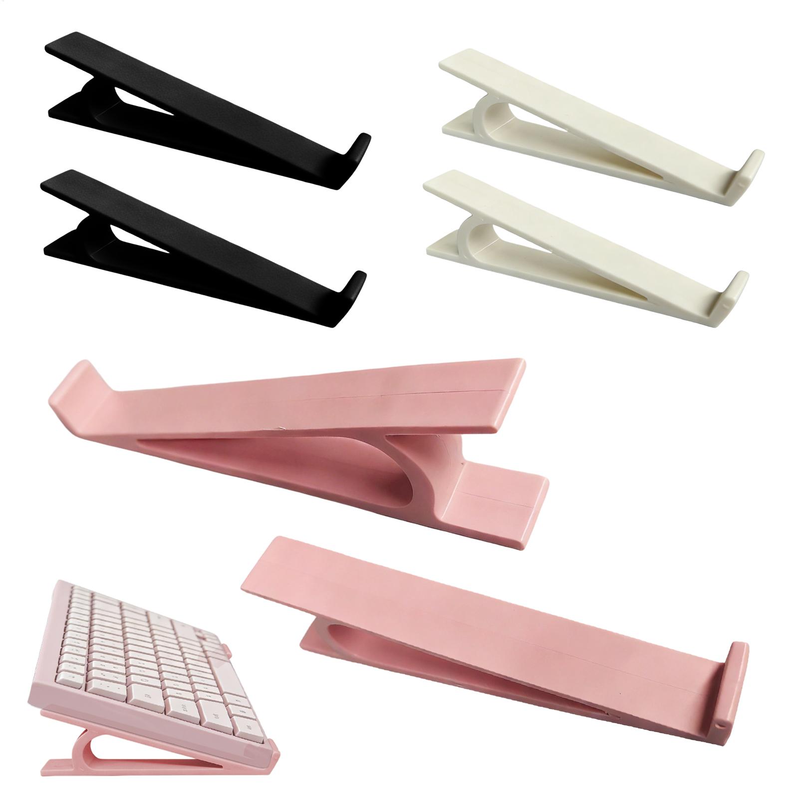 Desk Setup Gaming - Universal keyboard riser stand 2Pcs/pair Ergonomic