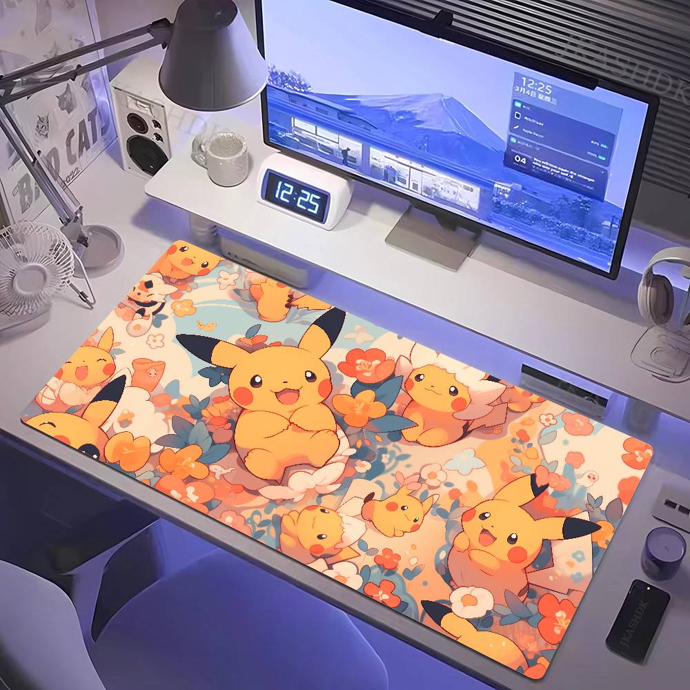 Desk Setup With Laptop - Pokemon Mouse Pad Large Gaming Desk