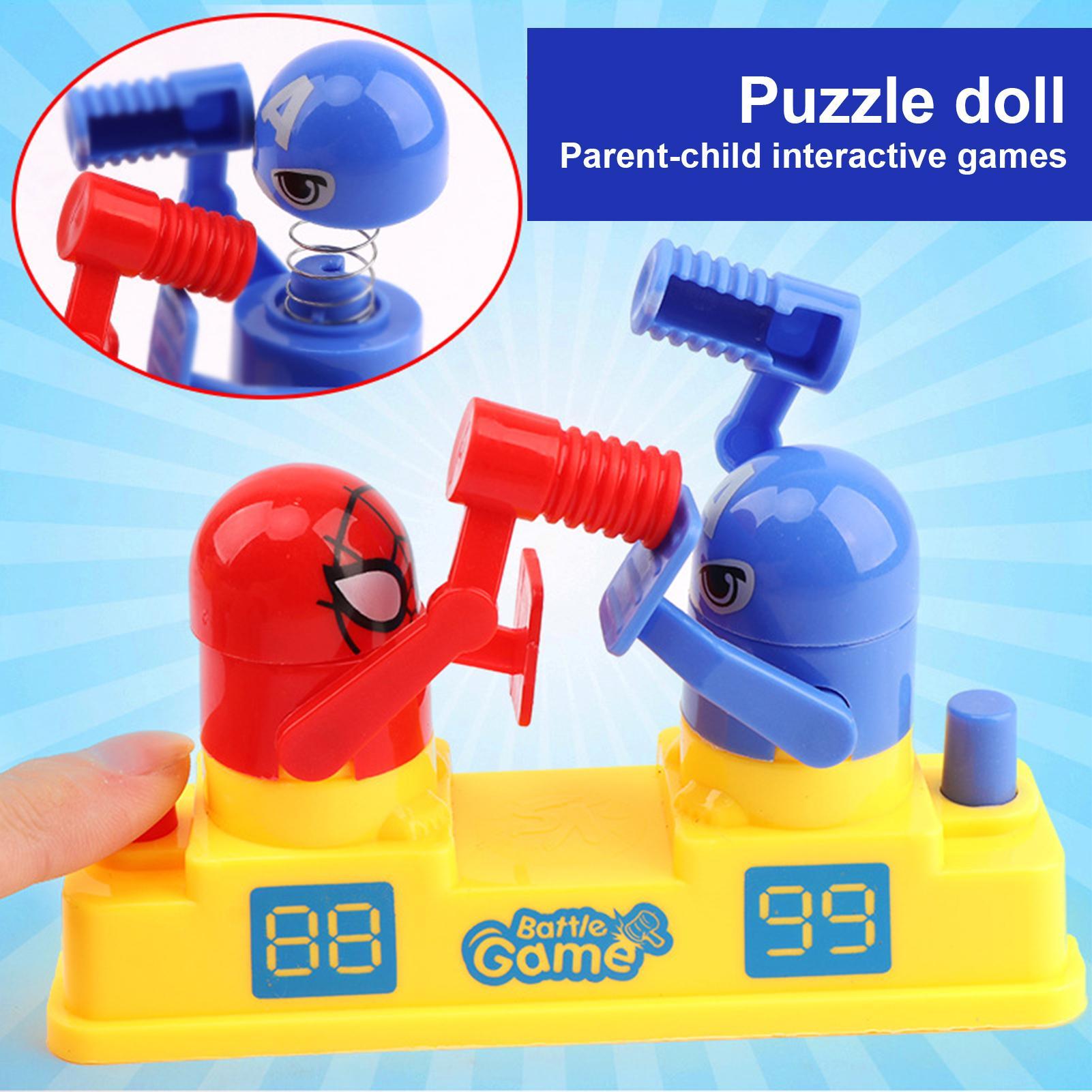 Desk Setup Kids - Table Boxing Game Mini Robot Fighting