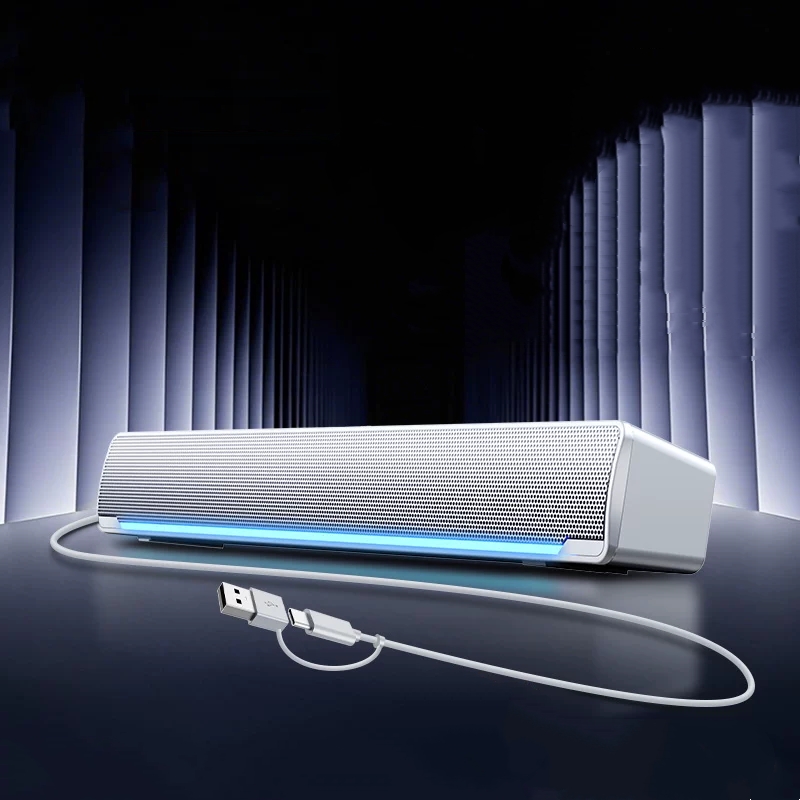 Ambient Light Bar Usb - SADA V-196 Gaming Sound Bar Speaker