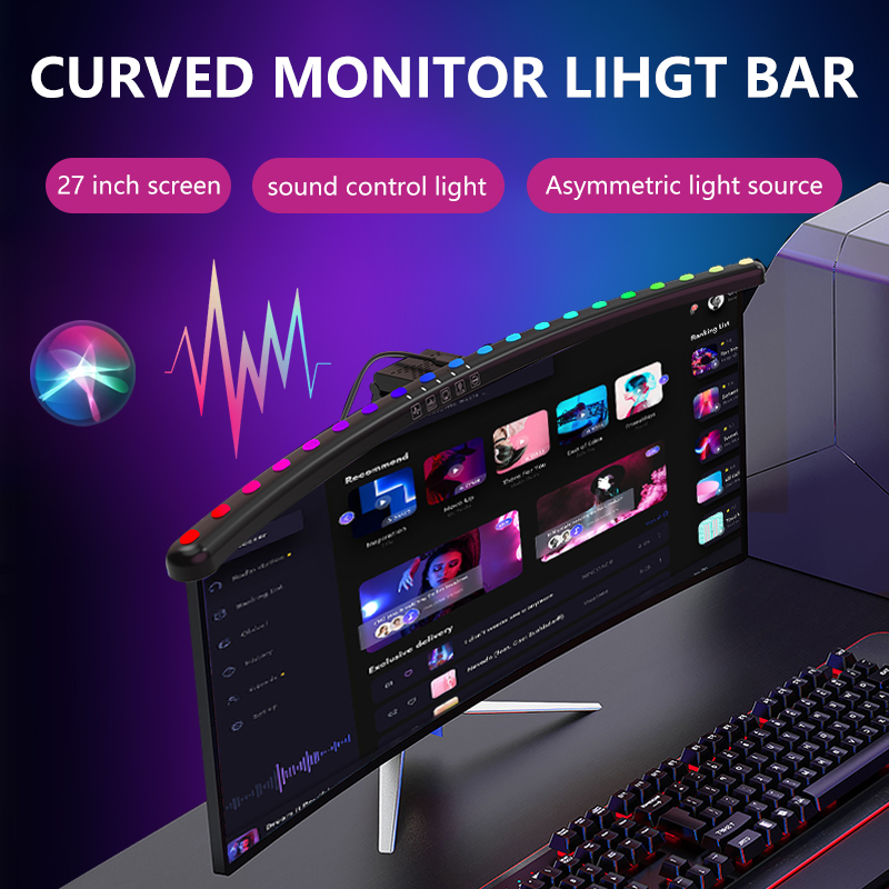 RGB Light Bar Monitor Smart Wi - Desk Room Setup recension och pris