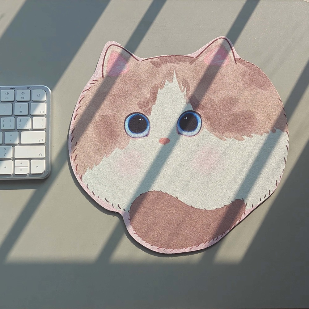 Kawaii Cat Mouse Pad Cute Anim - Desk Setup With Laptop recension och pris