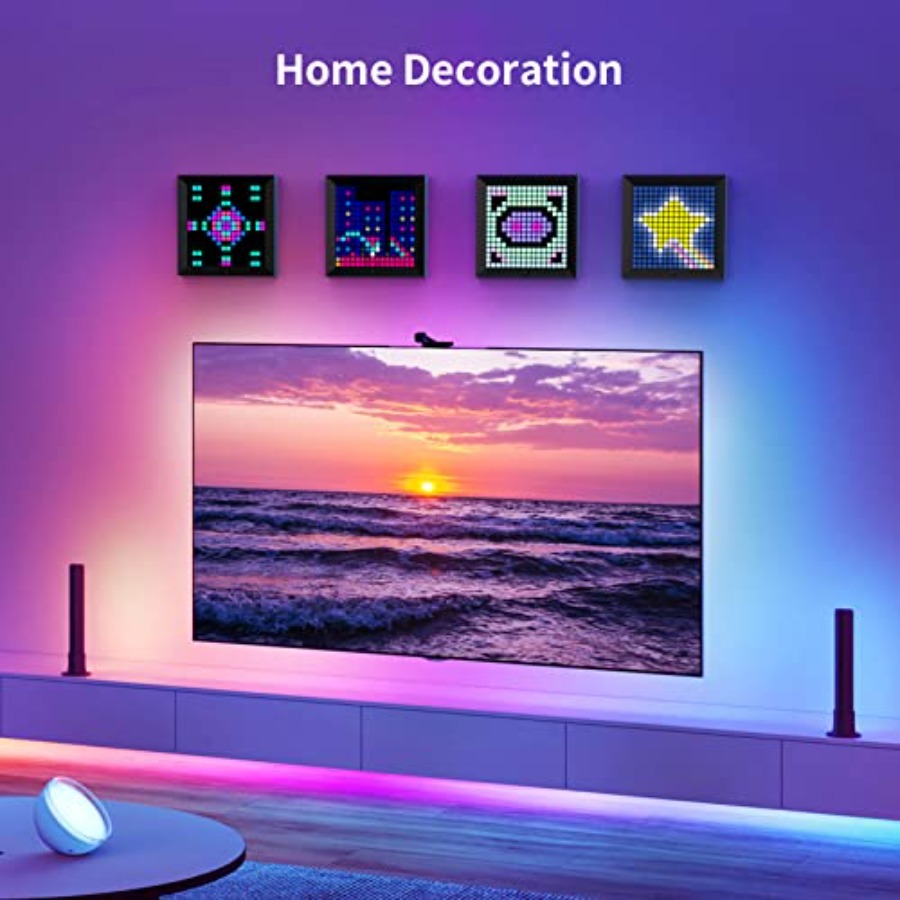 LED Light Pixel Display Panel  - Desk Room Setup recension och pris