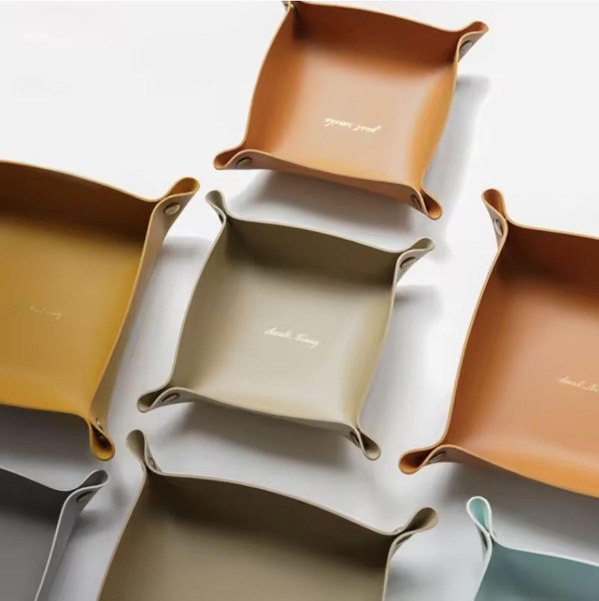 Nordic Style Leather Storage T - Desk Setup Organization recension och pris