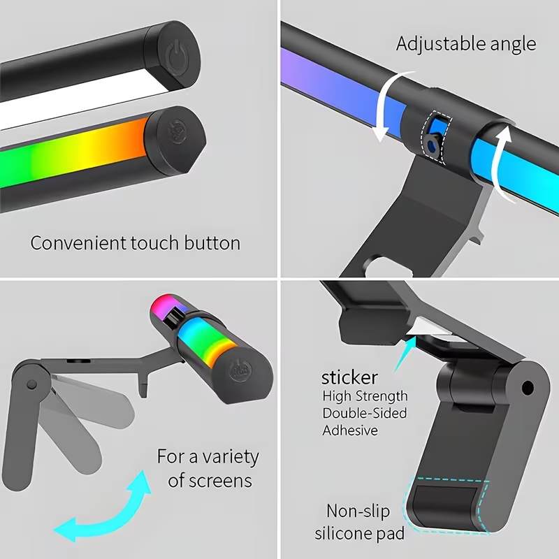 Monitor Light Bar RGB Lightbar - Desk Setup Modern recension och pris