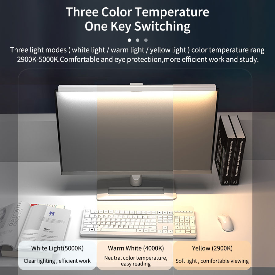 50cm LED Monitor Light Bar Scr - Desk Setup Modern recension och pris