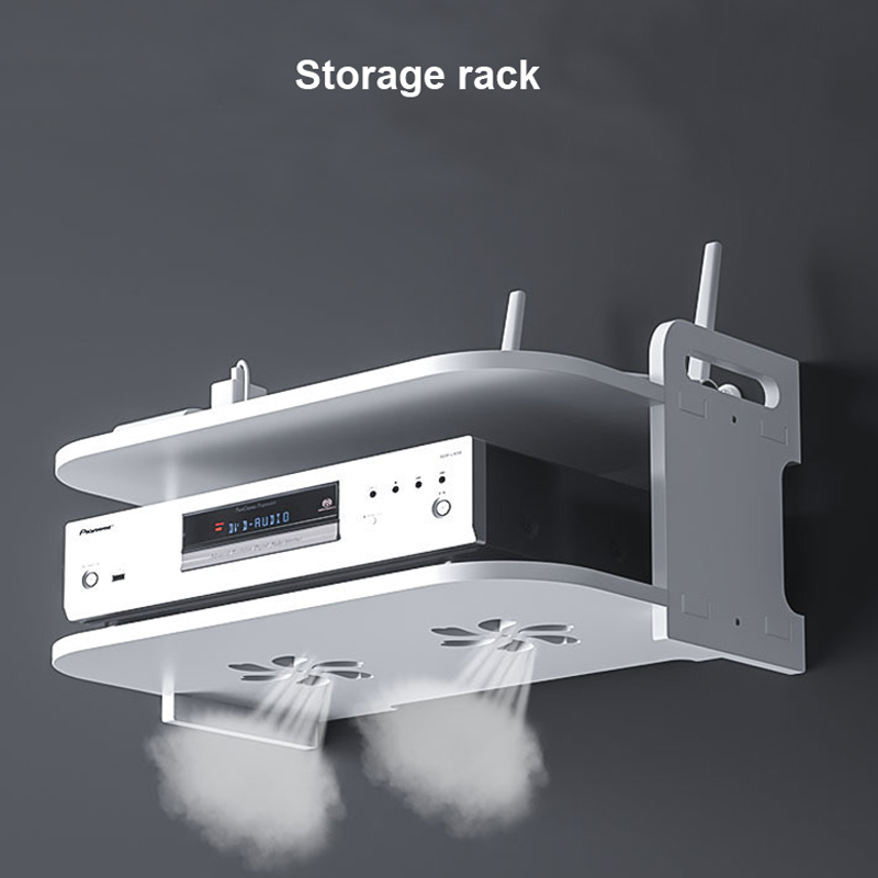 Wall-Mounted Router Cable Orga - Desk Room Setup recension och pris