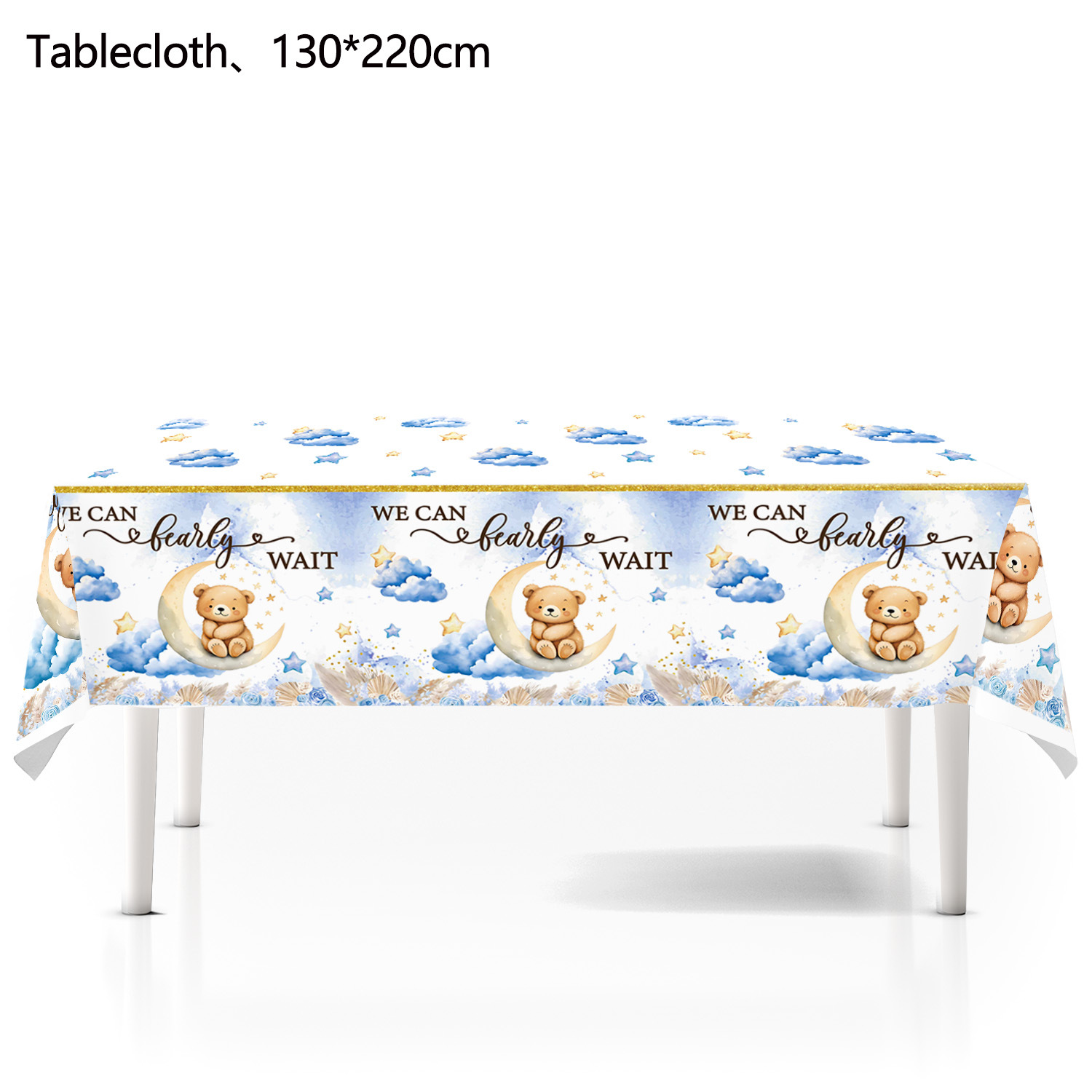 Cartoon Bear Elephant Theme Di - Desk Setup Kids recension och pris