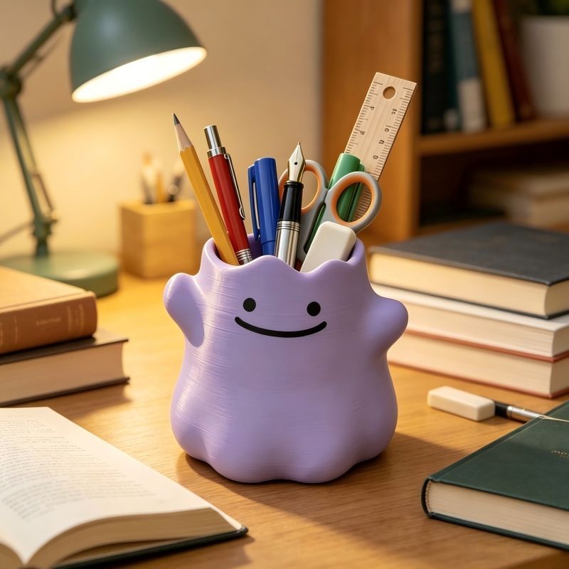 Cartoon Character Pen Holder C - Desk Setup Organization recension och pris