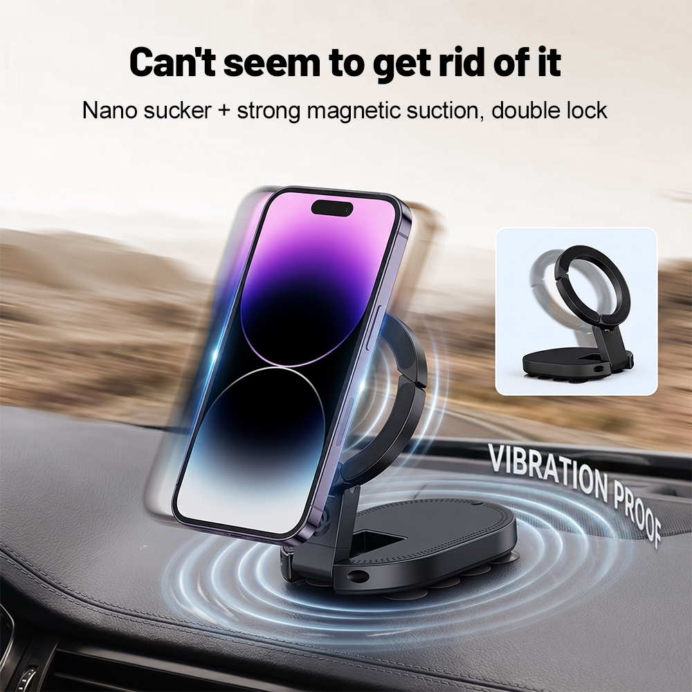 360° Rotation 3‑In‑1 Suction C - Desk Setup Organization recension och pris