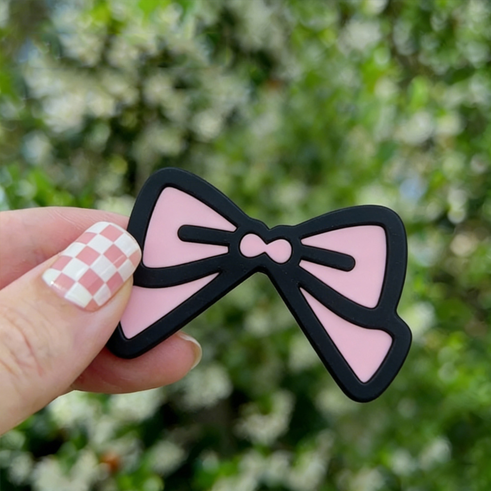 Cute Pink Bow Monitor Decor Ka - Desk Setup Monitor And Laptop recension och pris