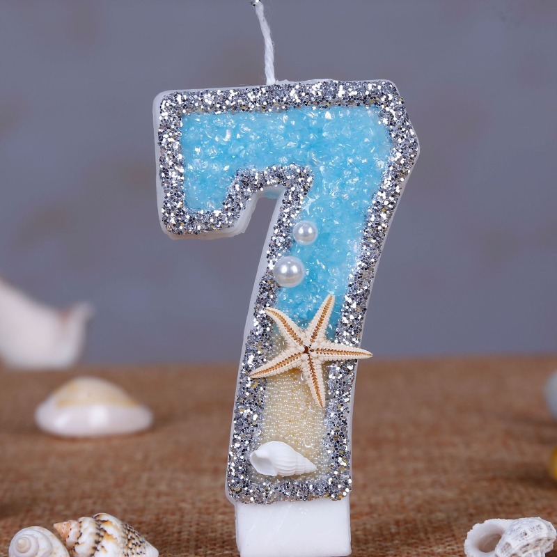 Beach Starfish Number Birthday - Desk Setup Kids recension och pris