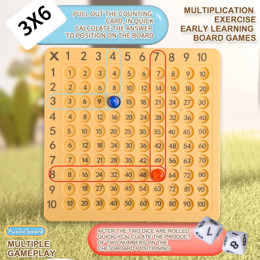 99 Multiplication Board Montes - Desk Setup Kids recension och pris