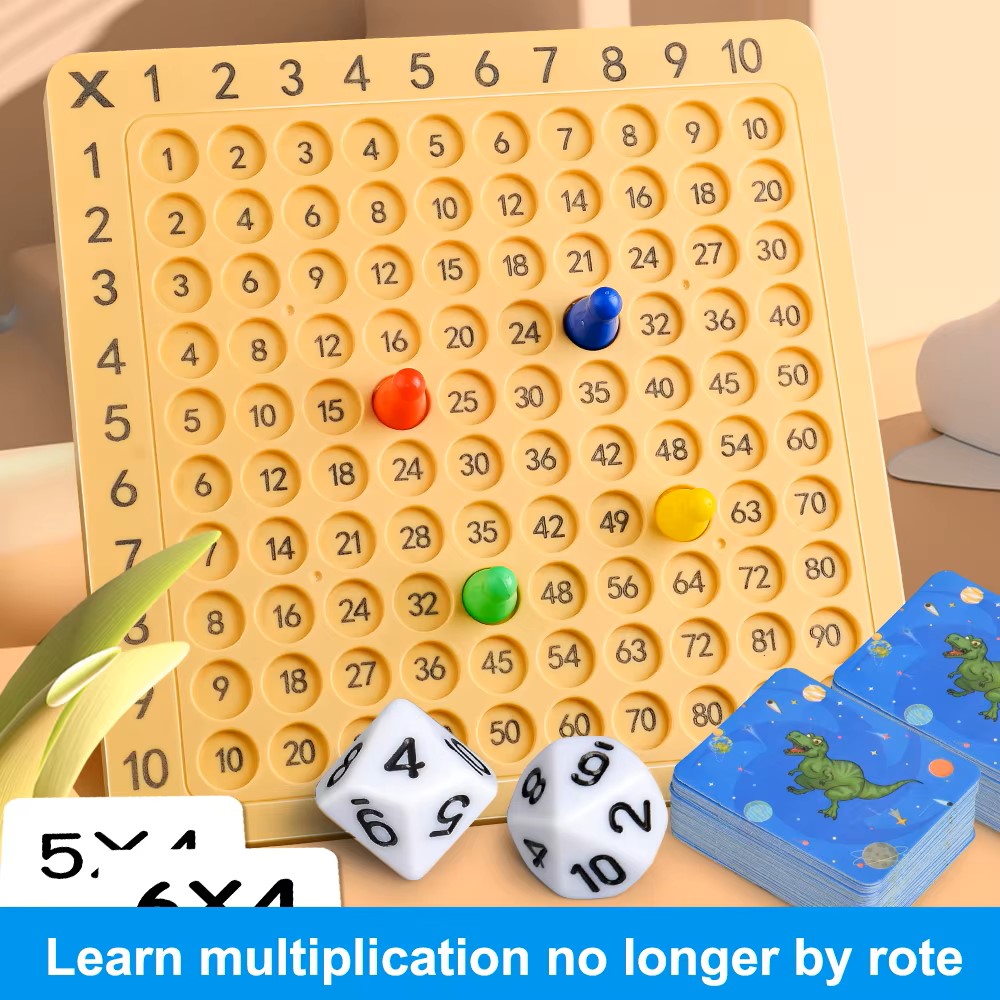 99 Multiplication Board Montes - Desk Setup Kids recension och pris