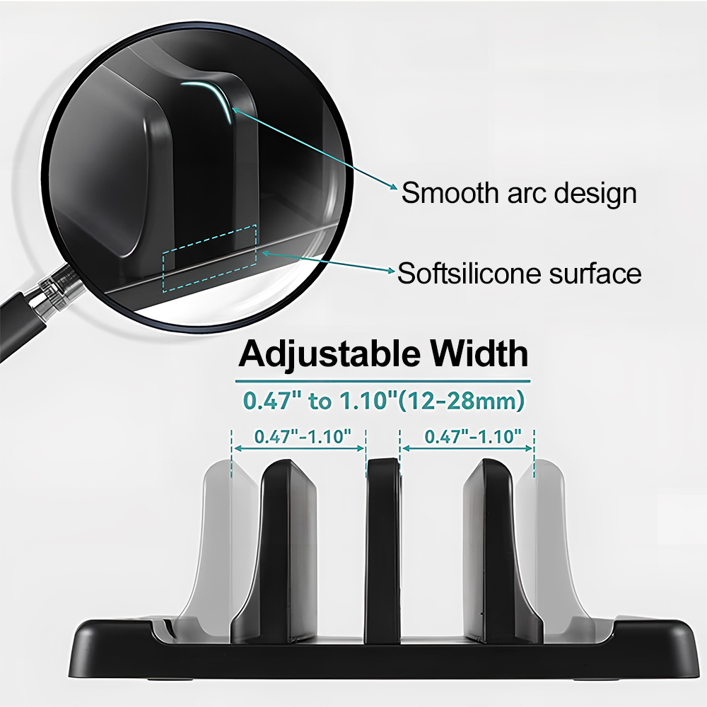Office ABS  Laptop Stand Verti - Desk Setup Organization recension och pris