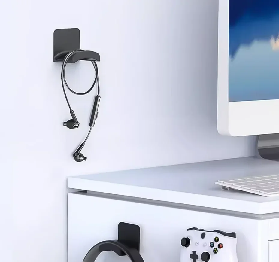 No Punch Headphone Hook Clip H - Desk Setup Gaming recension och pris