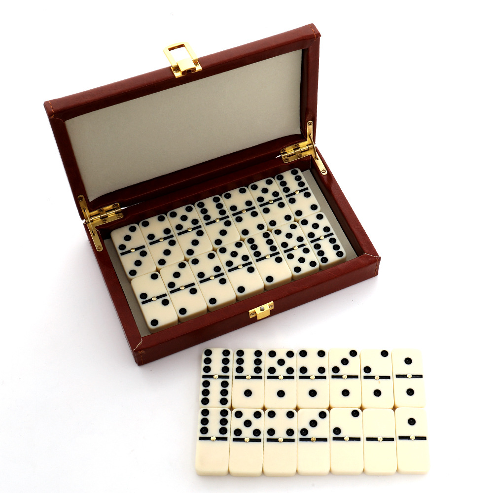 28Pcs Resin Domino Set Classic - Desk Setup Kids recension och pris