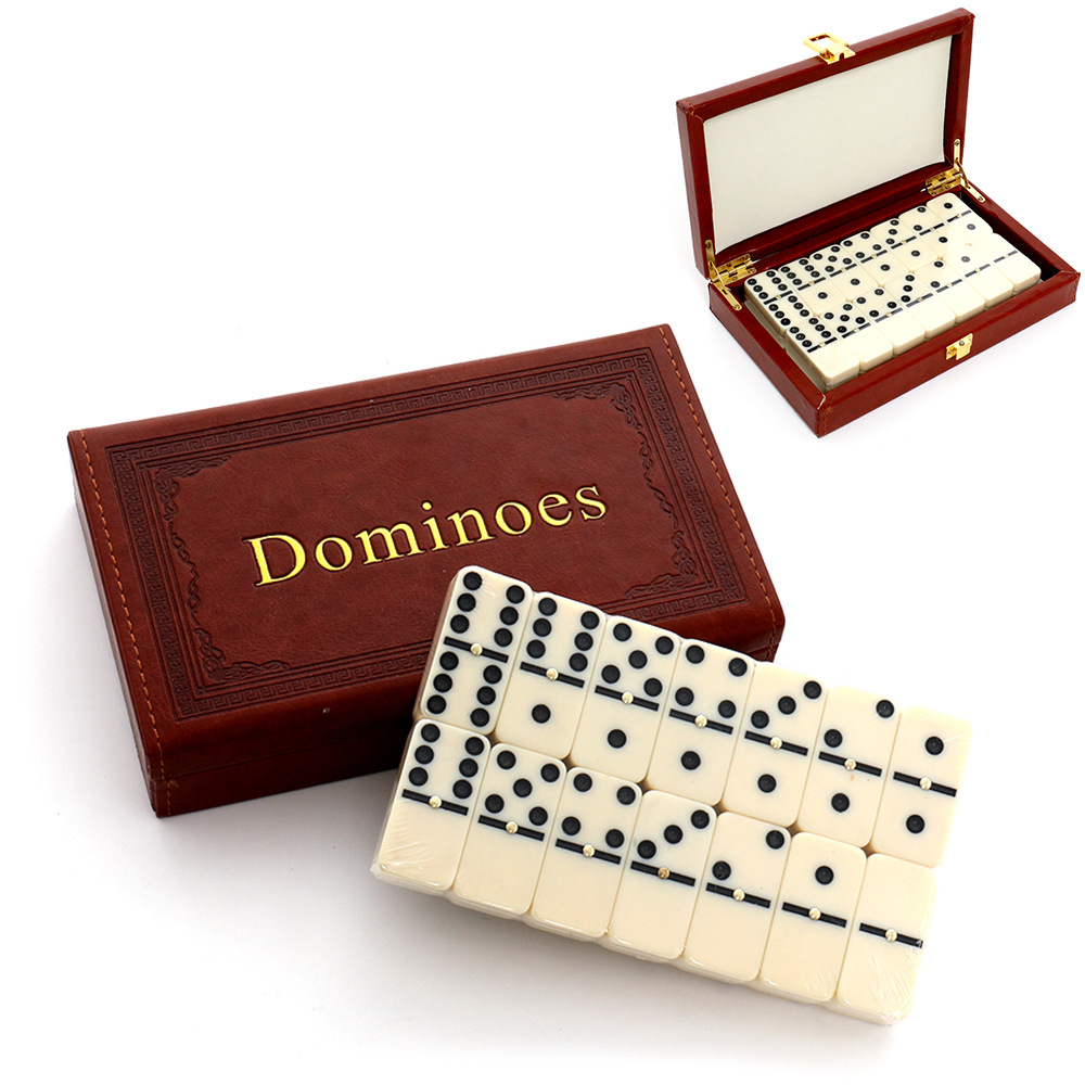 28Pcs Resin Domino Set Classic - Desk Setup Kids recension och pris