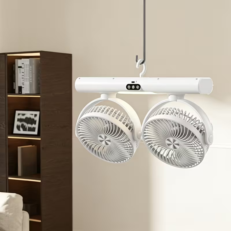 Dual-Head Circulation Fan Mode - Desk Setup Modern recension och pris