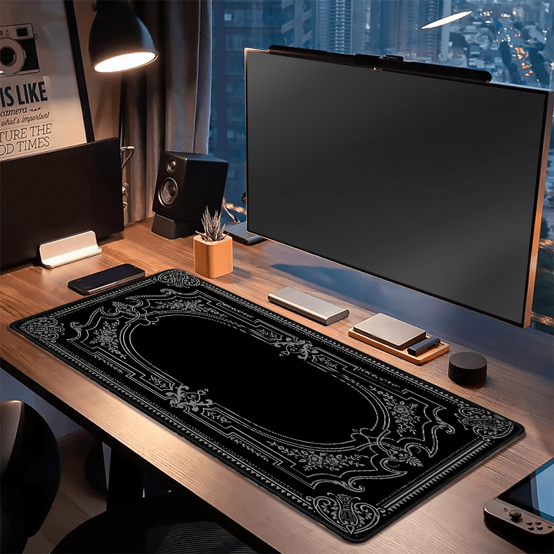 XXL Large Gaming Mouse Pad Des - Desk Setup With Laptop recension och pris