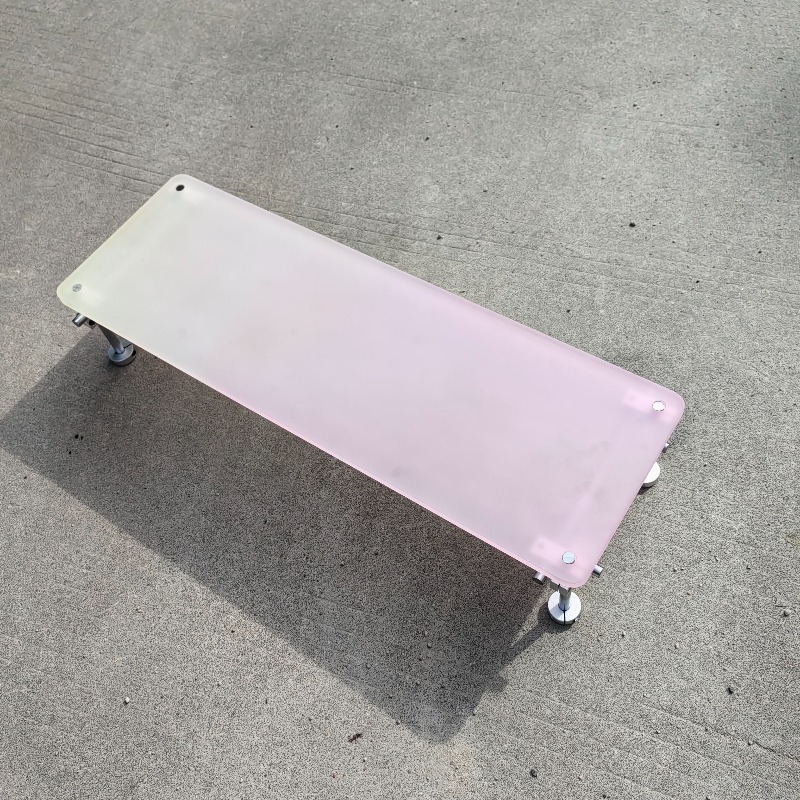 ‌Aesthetic Pink Gradient Acryl - Desk Setup Monitor And Laptop recension och pris