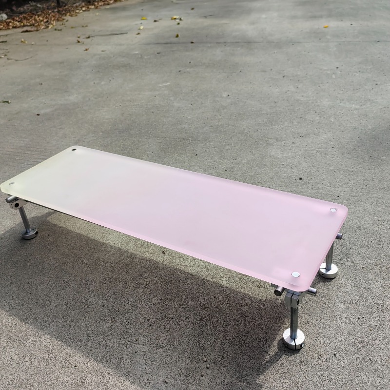 ‌Aesthetic Pink Gradient Acryl - Desk Setup Monitor And Laptop recension och pris