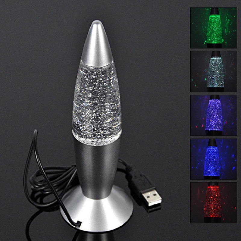 LED Rocket Lamp USB Color Chan - Desk Setup Gaming recension och pris