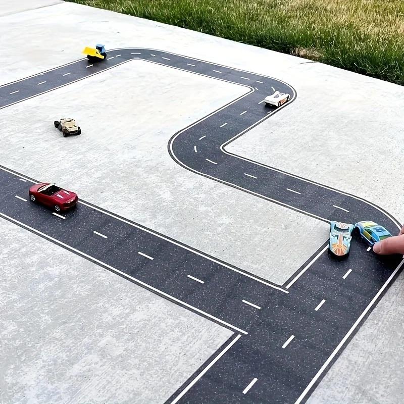1-2 Rolls Reusable Road Track  - Desk Setup Kids recension och pris