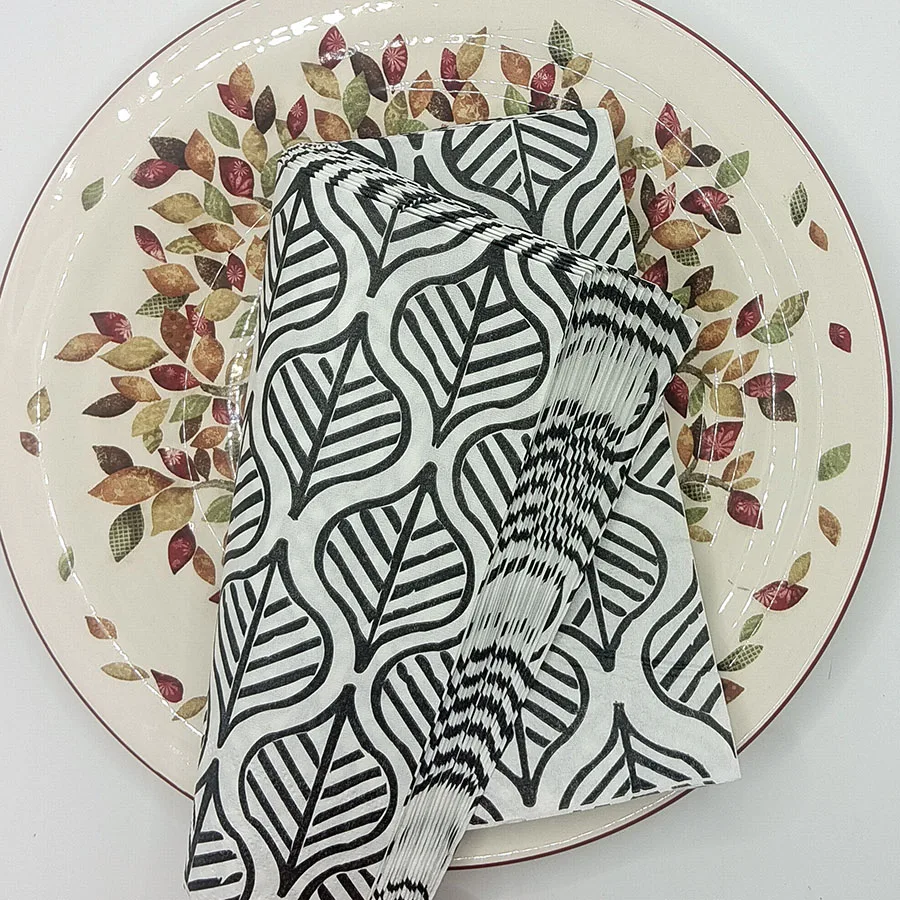 20pcs Modern Art Deco Napkins, - Desk Setup Modern recension och pris