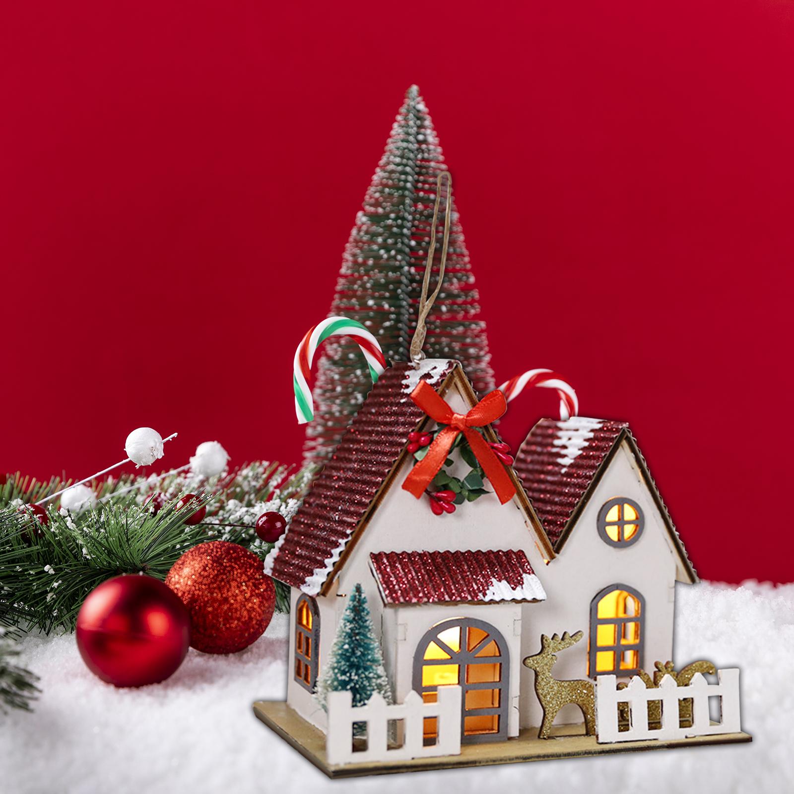 Small Christmas Village House  - Desk Setup Kids recension och pris