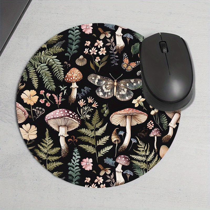 Round Forest Plant Mouse Pad R - Desk Setup With Plants recension och pris
