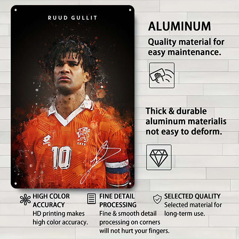 Ruud Gullit Football Player Wa - Desk Room Setup recension och pris