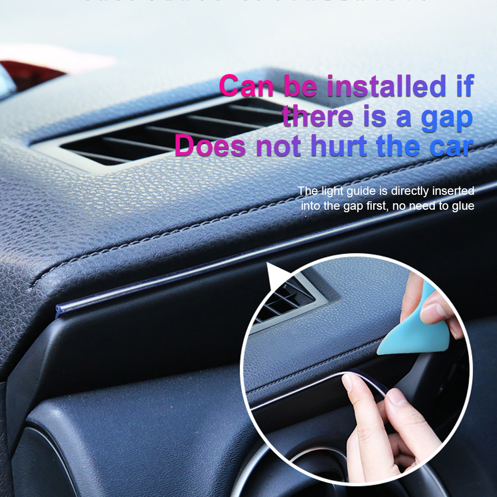 1/2/3/4/5M Car Interior Light  - Ambient Light Bar Usb recension och pris