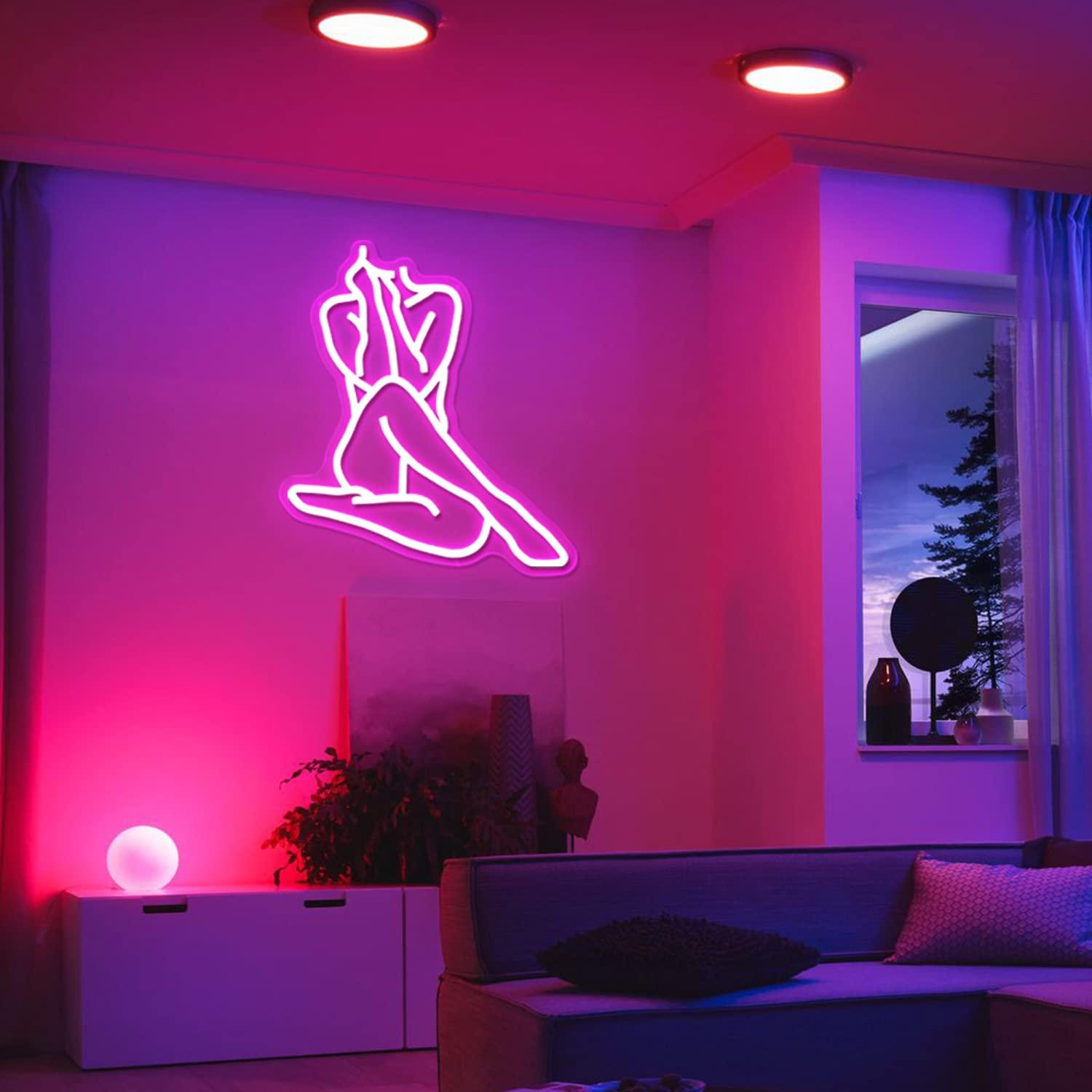 Lady Neon Sign USB Dimmable LE - Ambient Light Bar Usb recension och pris