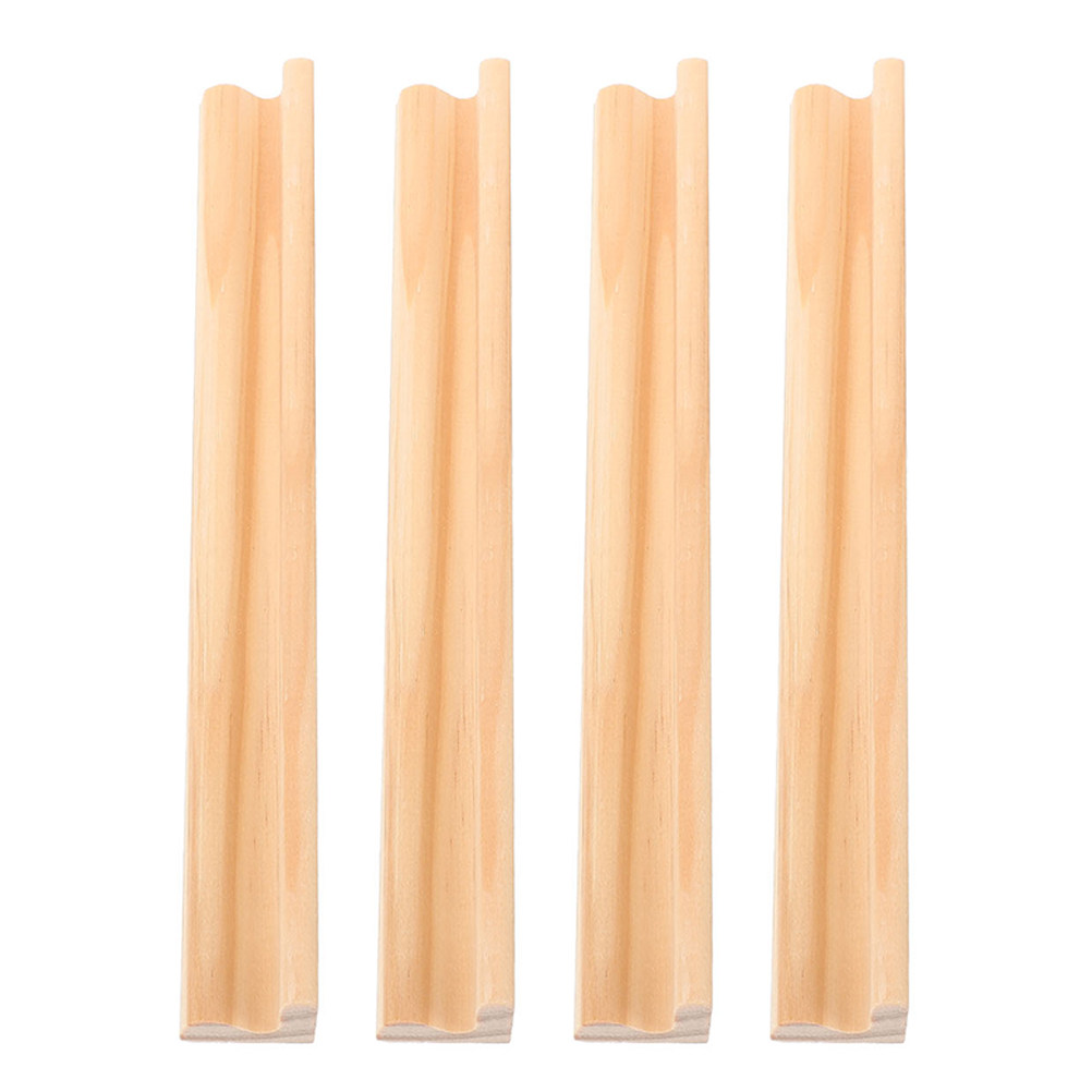 4Pcs Natural Wood Domino Holde - Desk Setup Organization recension och pris