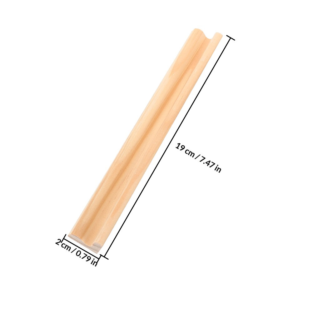 4Pcs Natural Wood Domino Holde - Desk Setup Organization recension och pris