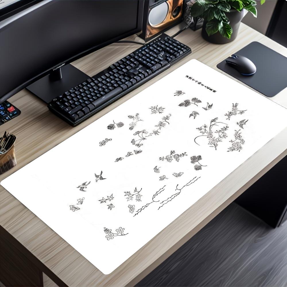 Plant Bird Mousepad Speed Offi - Desk Setup With Plants recension och pris