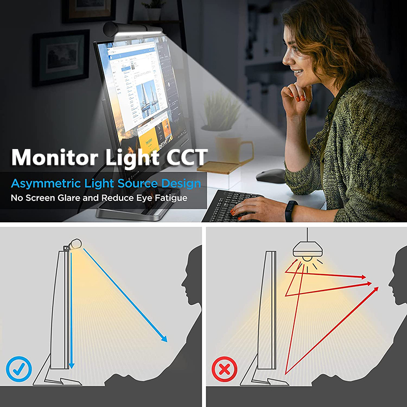 40CM RGB Atmosphere Table Lamp - Desk Setup Modern recension och pris