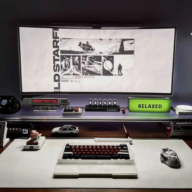 Aluminum Monitor Stand Acrylic - Desk Setup Monitor And Laptop recension och pris