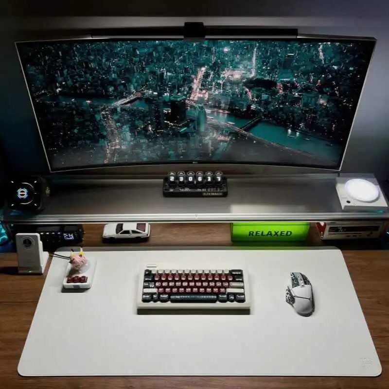 Aluminum Monitor Stand Acrylic - Desk Setup Monitor And Laptop recension och pris