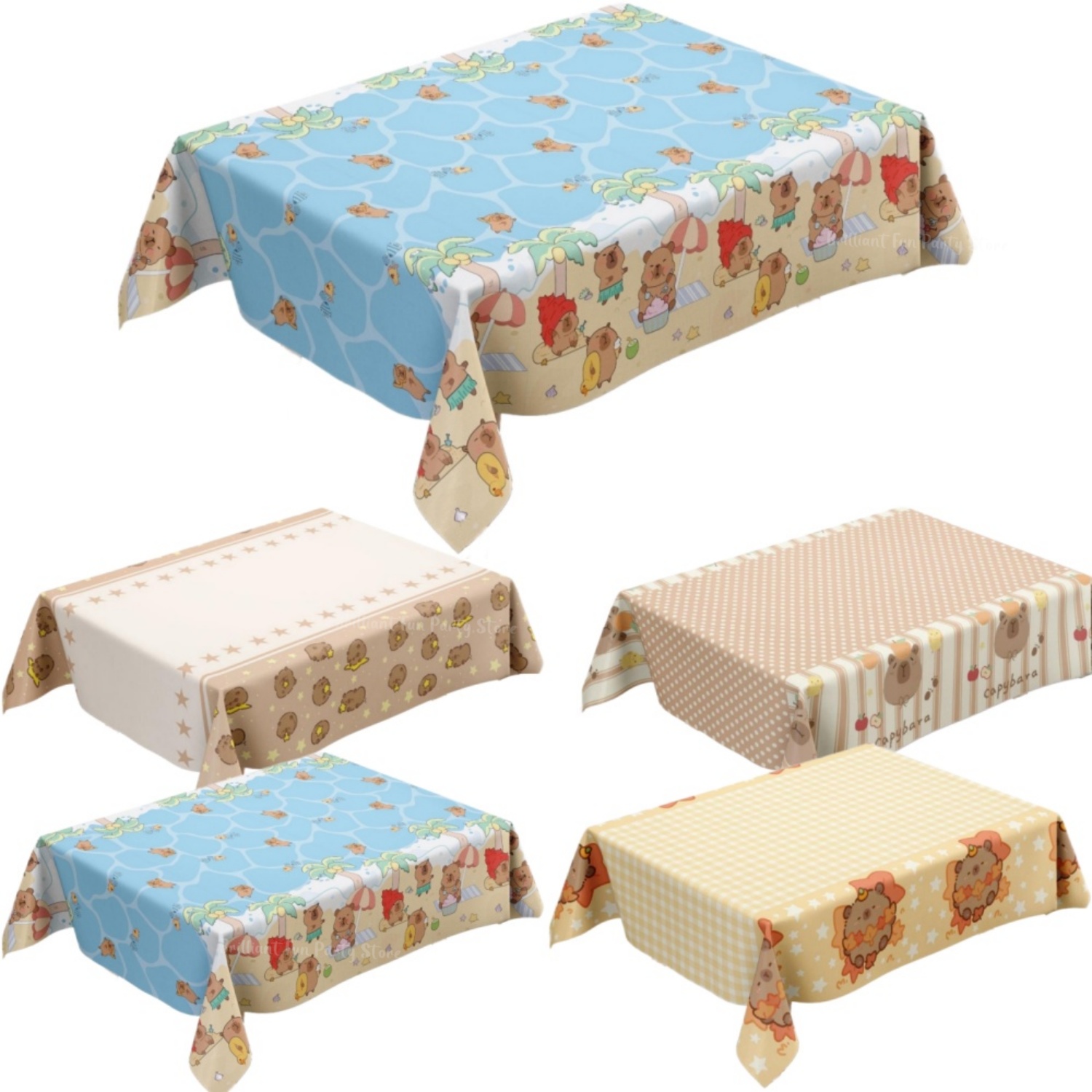 Cute Capybara Tablecloth for K - Desk Setup Kids recension och pris