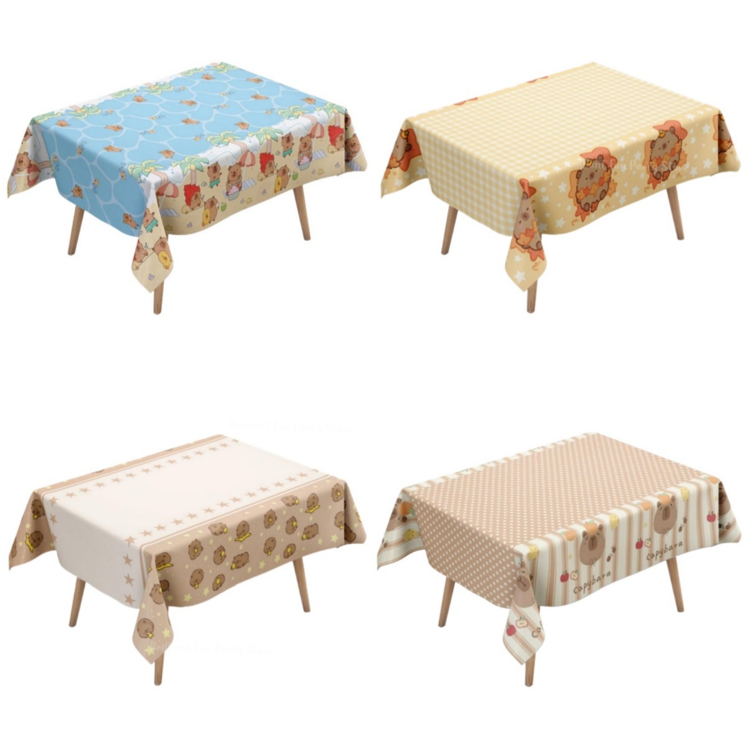 Cute Capybara Tablecloth for K - Desk Setup Kids recension och pris