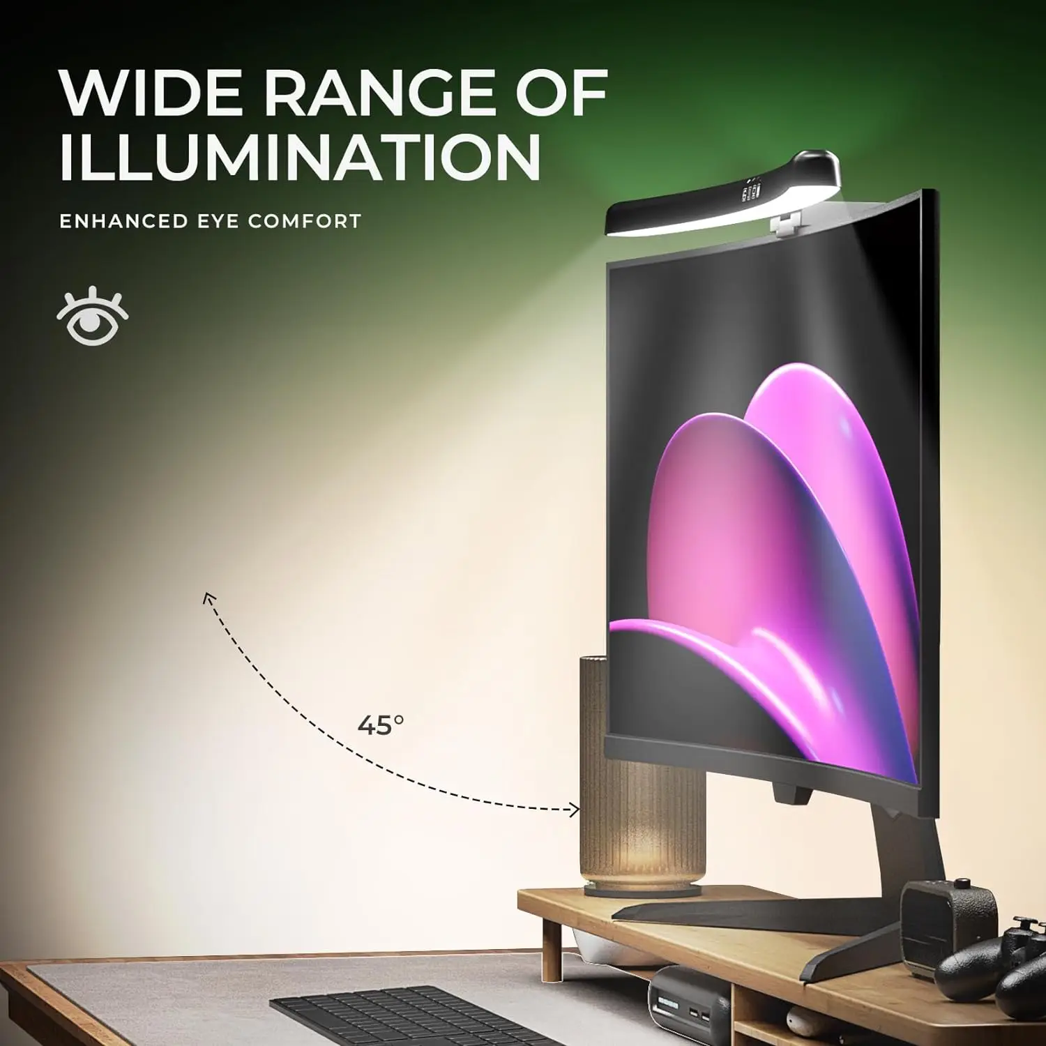 Computer Monitor Light Bar RGB - Desk Setup Gaming recension och pris